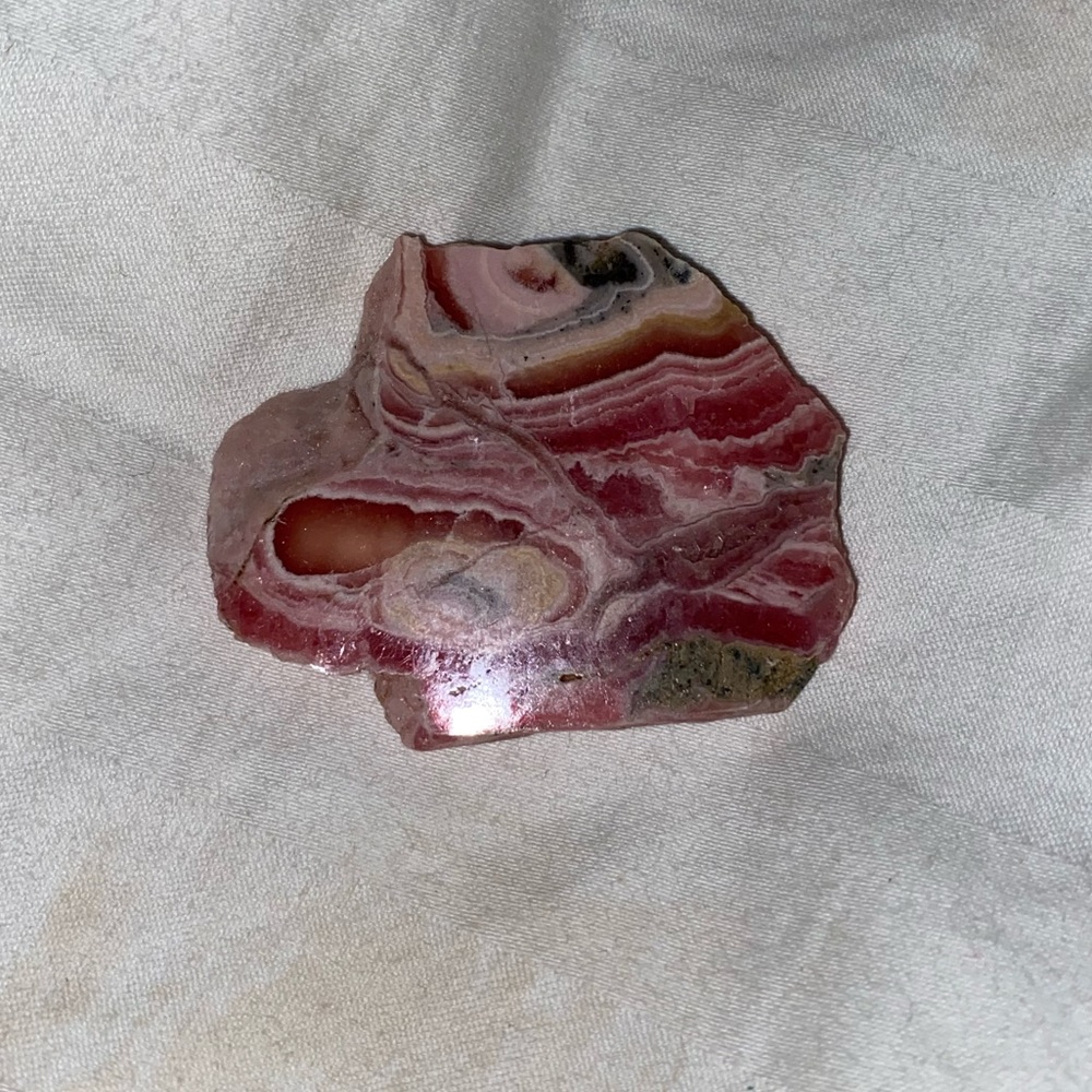 Rhodochrosite slab